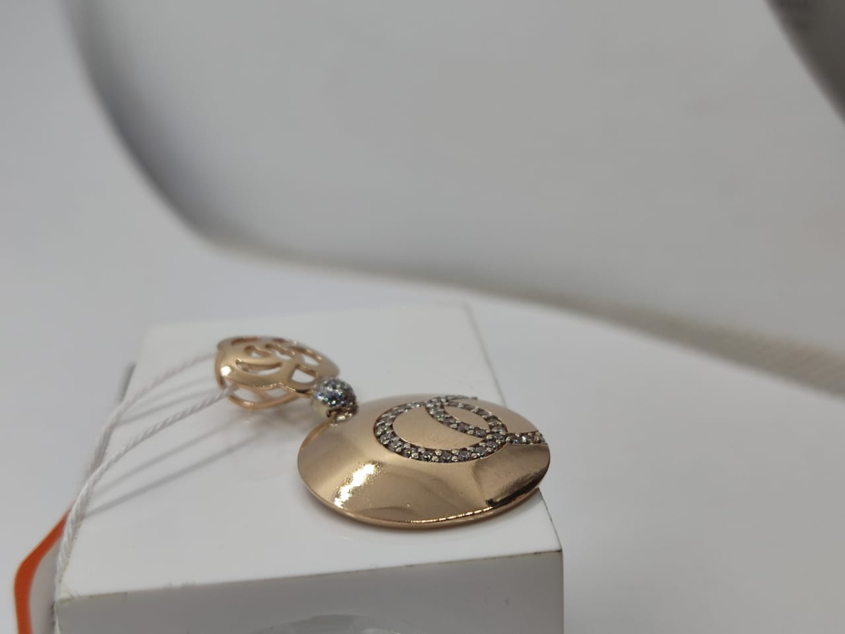 ПОДВЕСКА С КАМНЯМИ (Au 585)