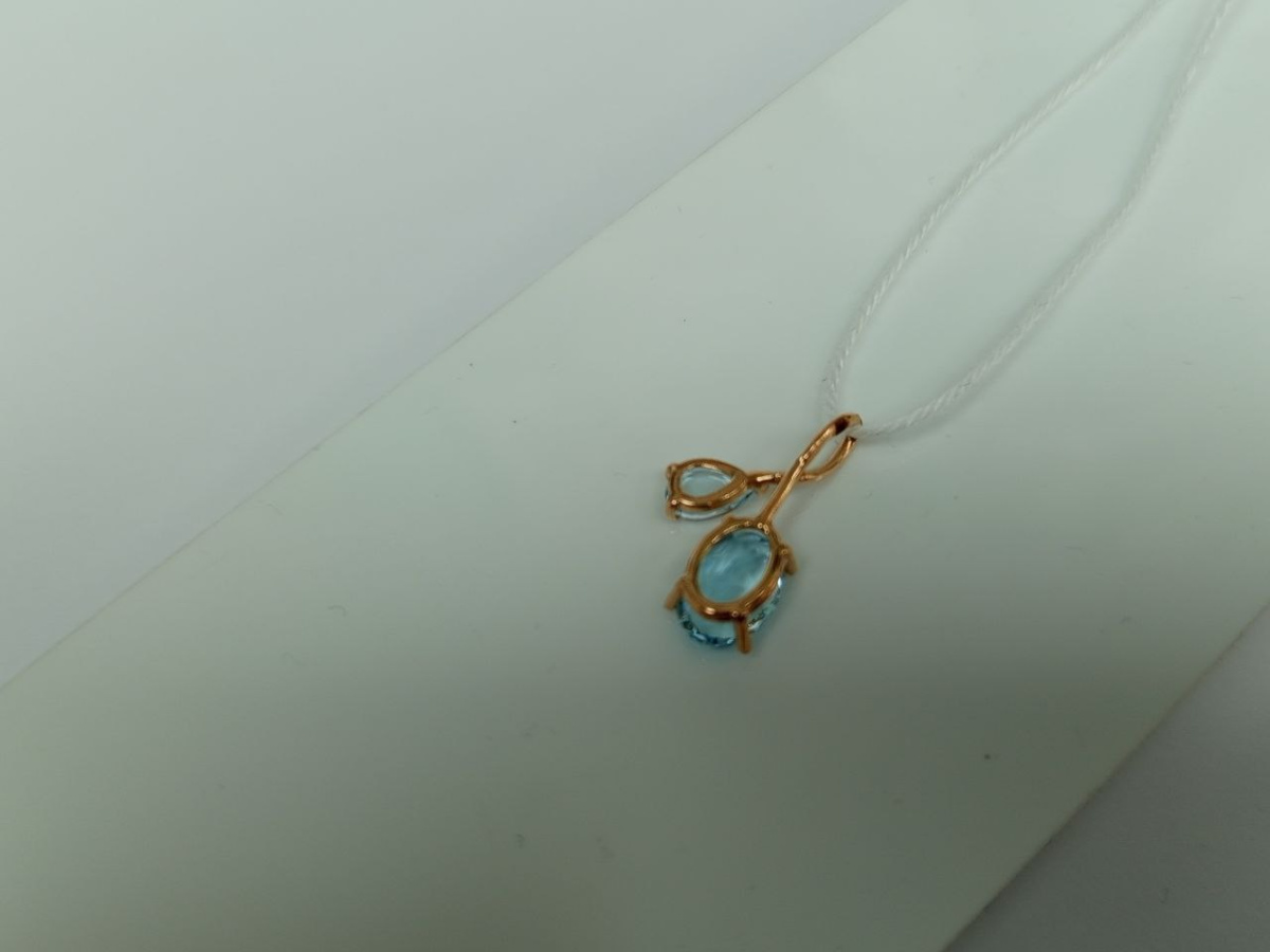 ПОДВЕСКА С КАМНЯМИ (Au 585)