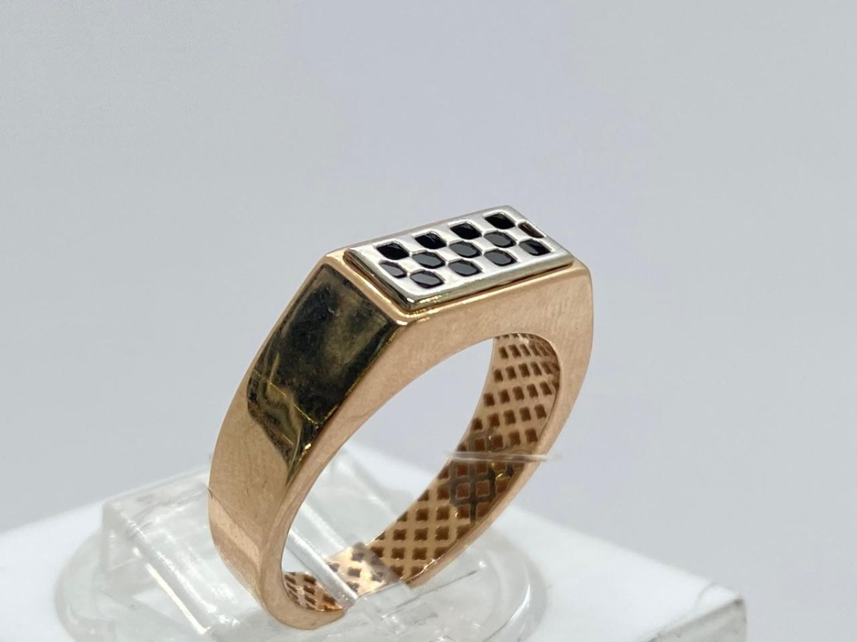 КОЛЬЦО ПЕЧАТКА с камнем (Au 585)