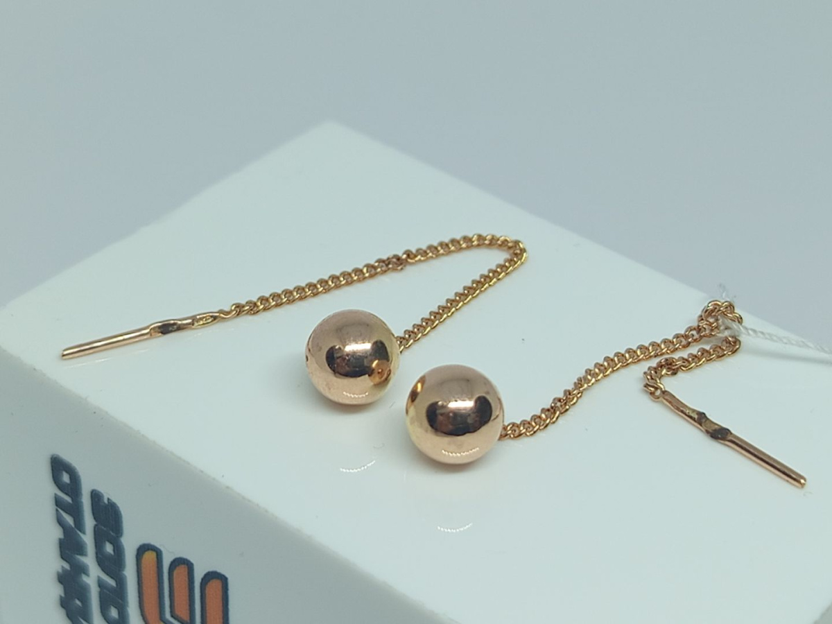 СПРО585 СЕРЬГИ ПРОДЕВКИ (Au 585)