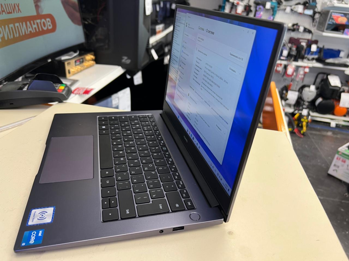 Ноутбук Honor matebook D14; I3-1115G4, Intel UHD Graphics, 8 Гб, 256 Гб, Нет