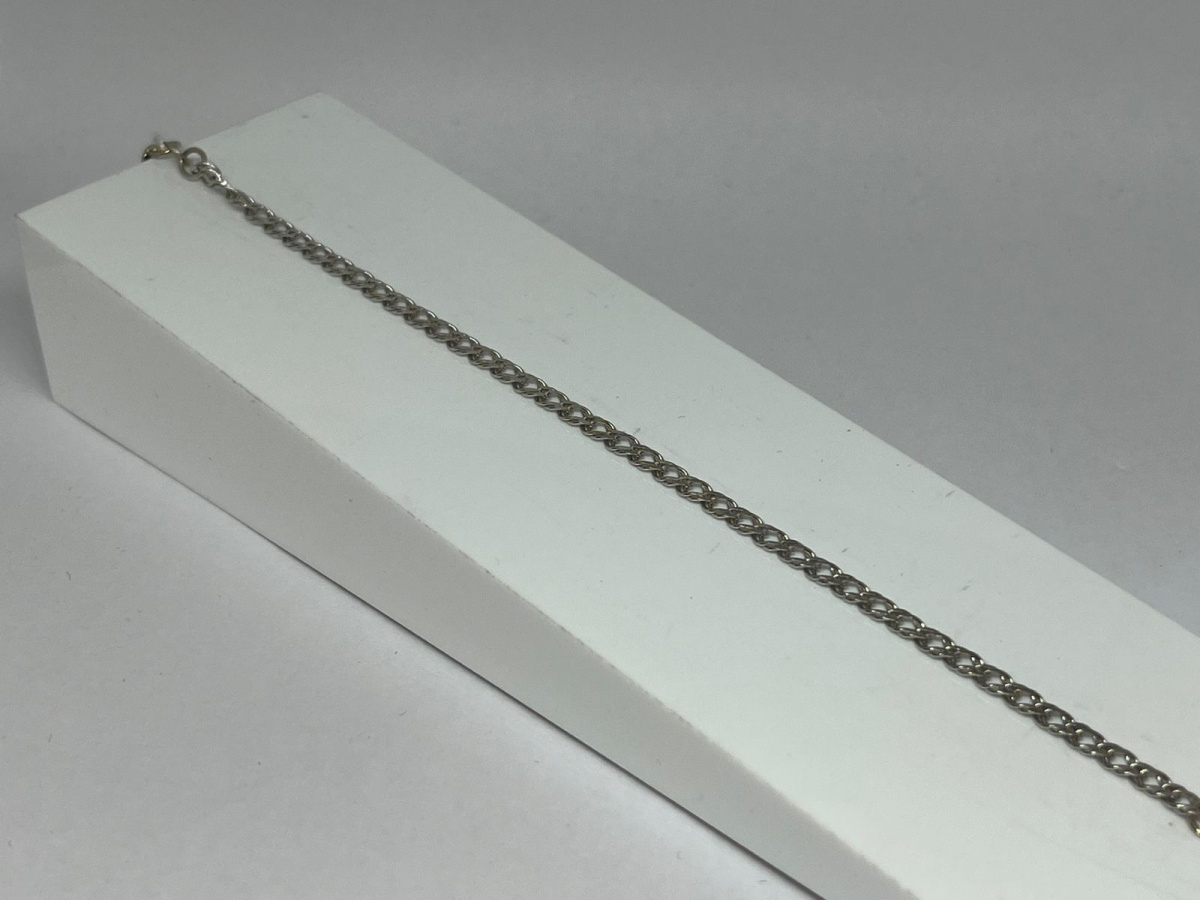 БРАСЛЕТ ПОЛНОВЕСНЫЙ Ромб двойной Au 585