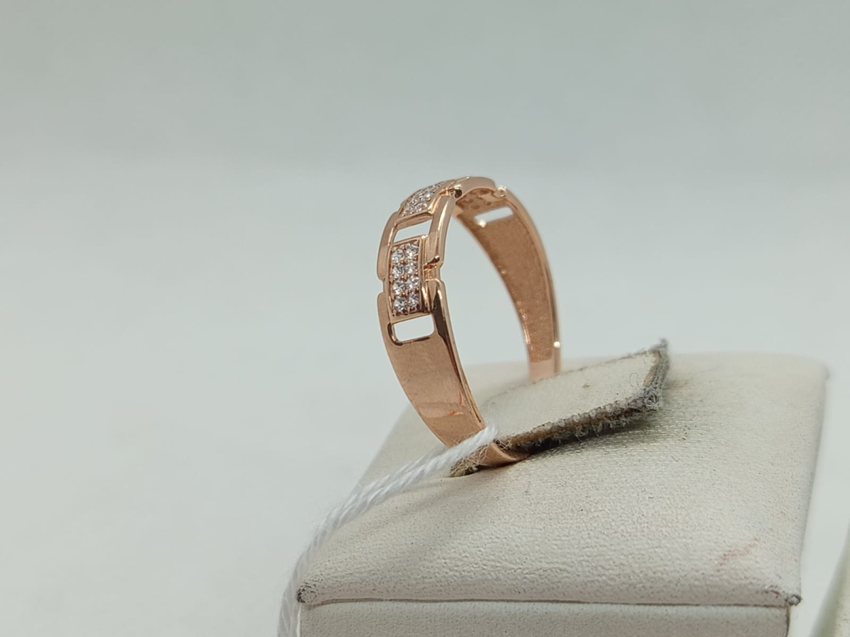 КОЛКМИ585 КОЛЬЦО С КАМНЯМИ (Au 585)