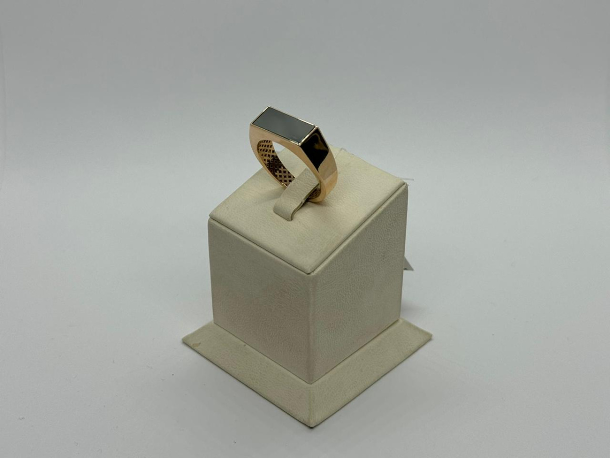 КОЛЬЦО ПЕЧАТКА с камнем (Au 585)