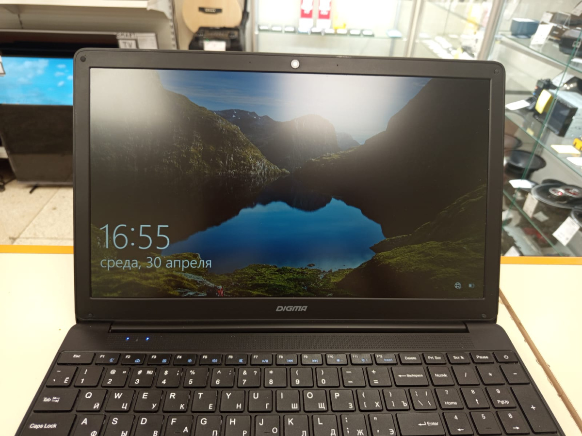 Ноутбук DIGMA EVE 15 P417; Celeron N4000, Intel UHD Graphics, 8 Гб, 250 Гб, Нет