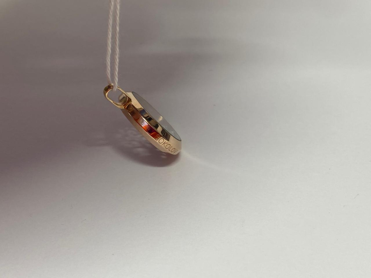 ПОДКМИ585 ПОДВЕСКА С КАМНЯМИ (Au 585)