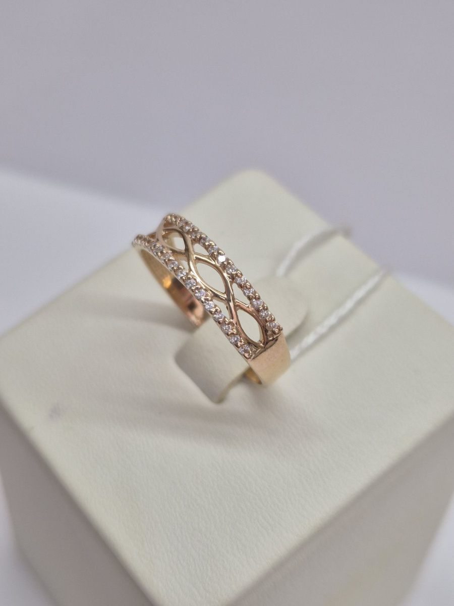 КОЛКМИ585 КОЛЬЦО С КАМНЯМИ (Au 585)