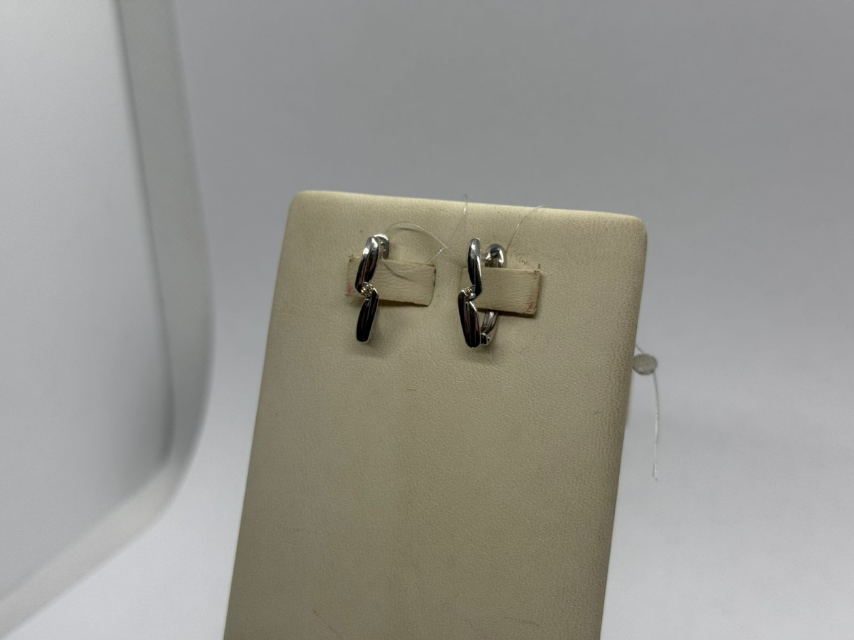 СЕРЬГИ БРИЛЛИАНТ (Ag 925)