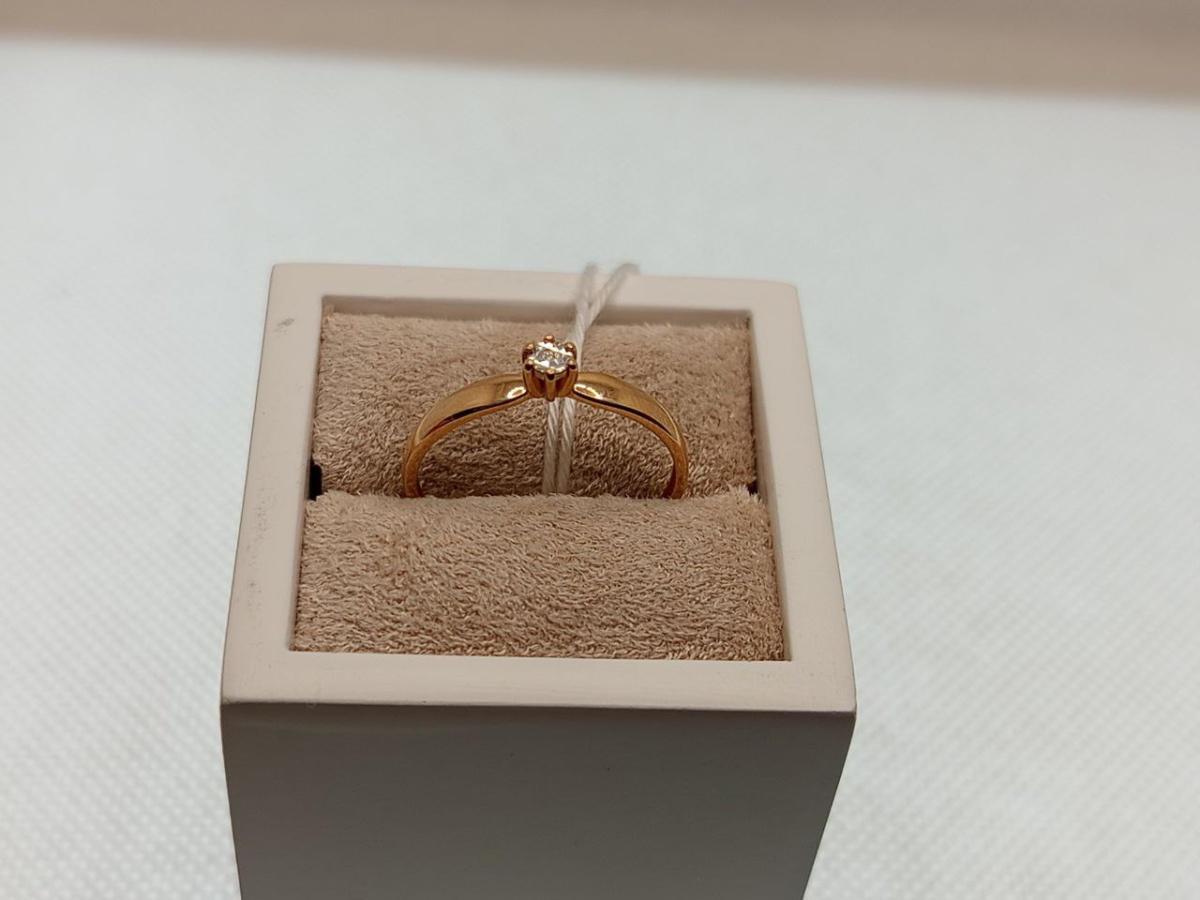 КОЛЬЦО БРИЛЛИАНТ Au 585