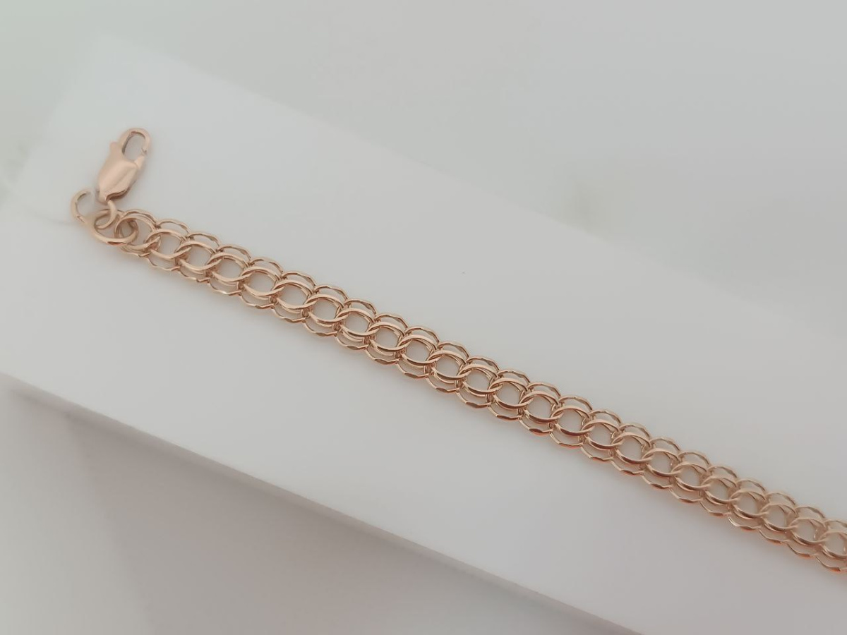 БРАСЛЕТ ПОЛНОВЕСНЫЙ Итальянка Au 585