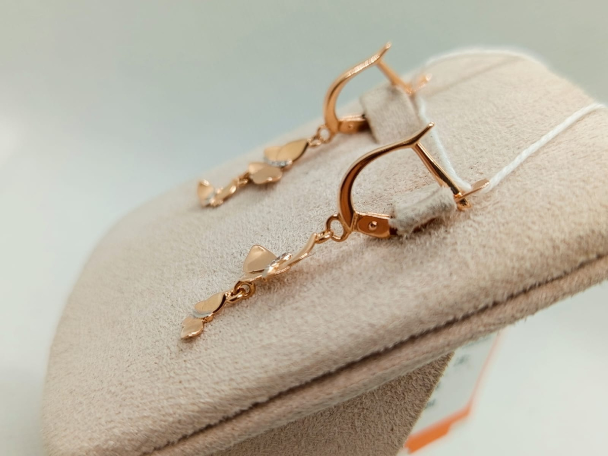 СЕРЬГИ С КАМНЯМИ (Au 585)