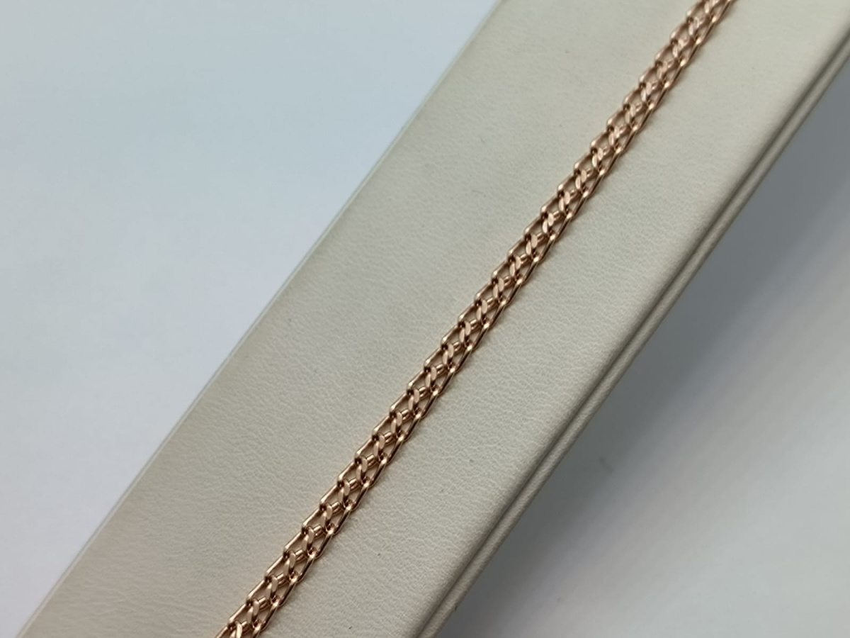 БРАСЛЕТ ПУСТОТЕЛЫЙ Царь (Au 585)