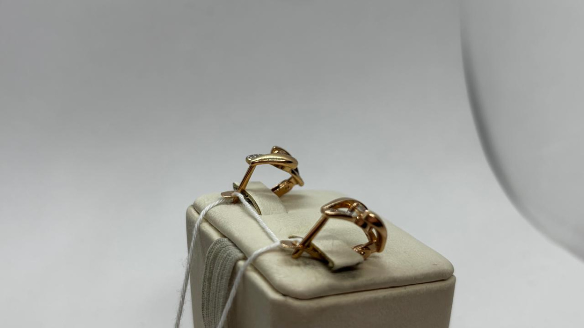 СЕРЬГИ С КАМНЯМИ (Au 585)