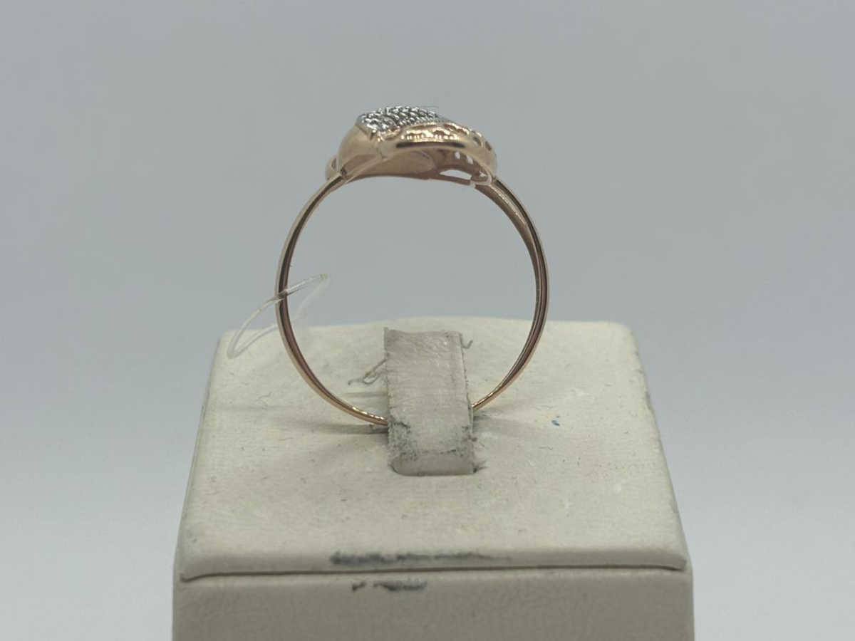 КОЛЬЦО С КАМНЯМИ (Au 585)