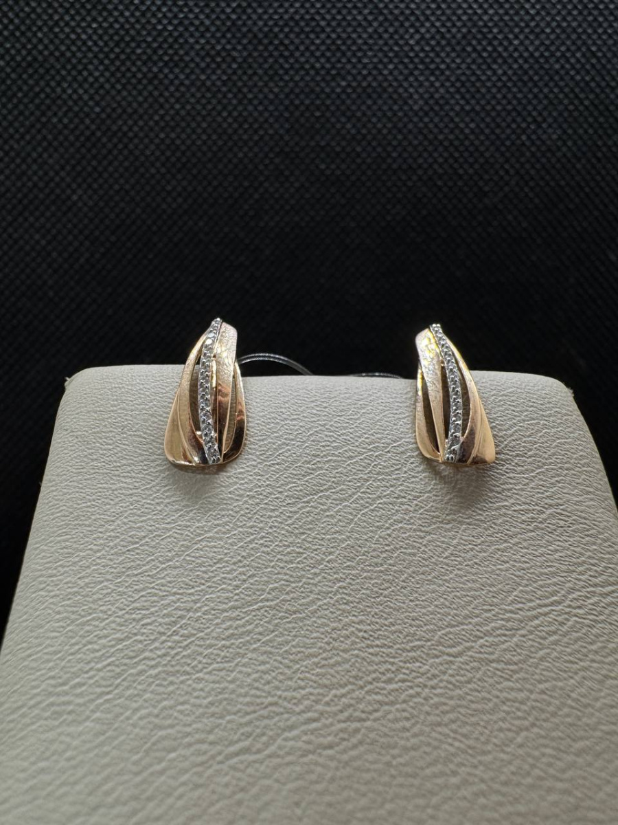 СЕРЬГИ С КАМНЯМИ (Au 585)