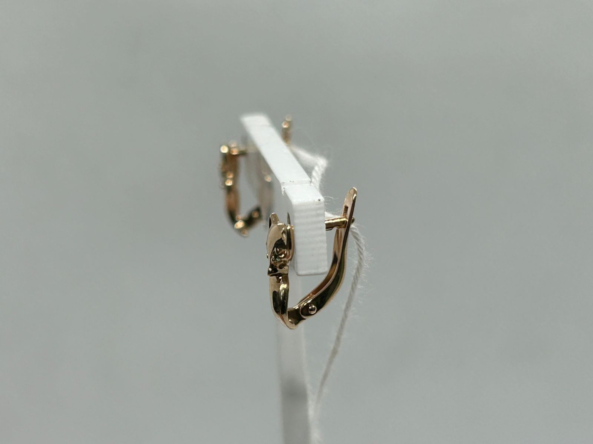 СКМИ585 СЕРЬГИ С КАМНЯМИ (Au 585)