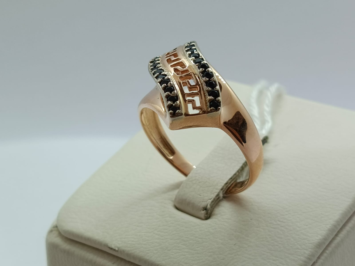 КОЛКМИ585 КОЛЬЦО С КАМНЯМИ (Au 585)