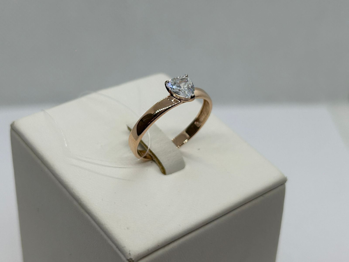 КОЛЬЦО С КАМНЕМ (Au 585)