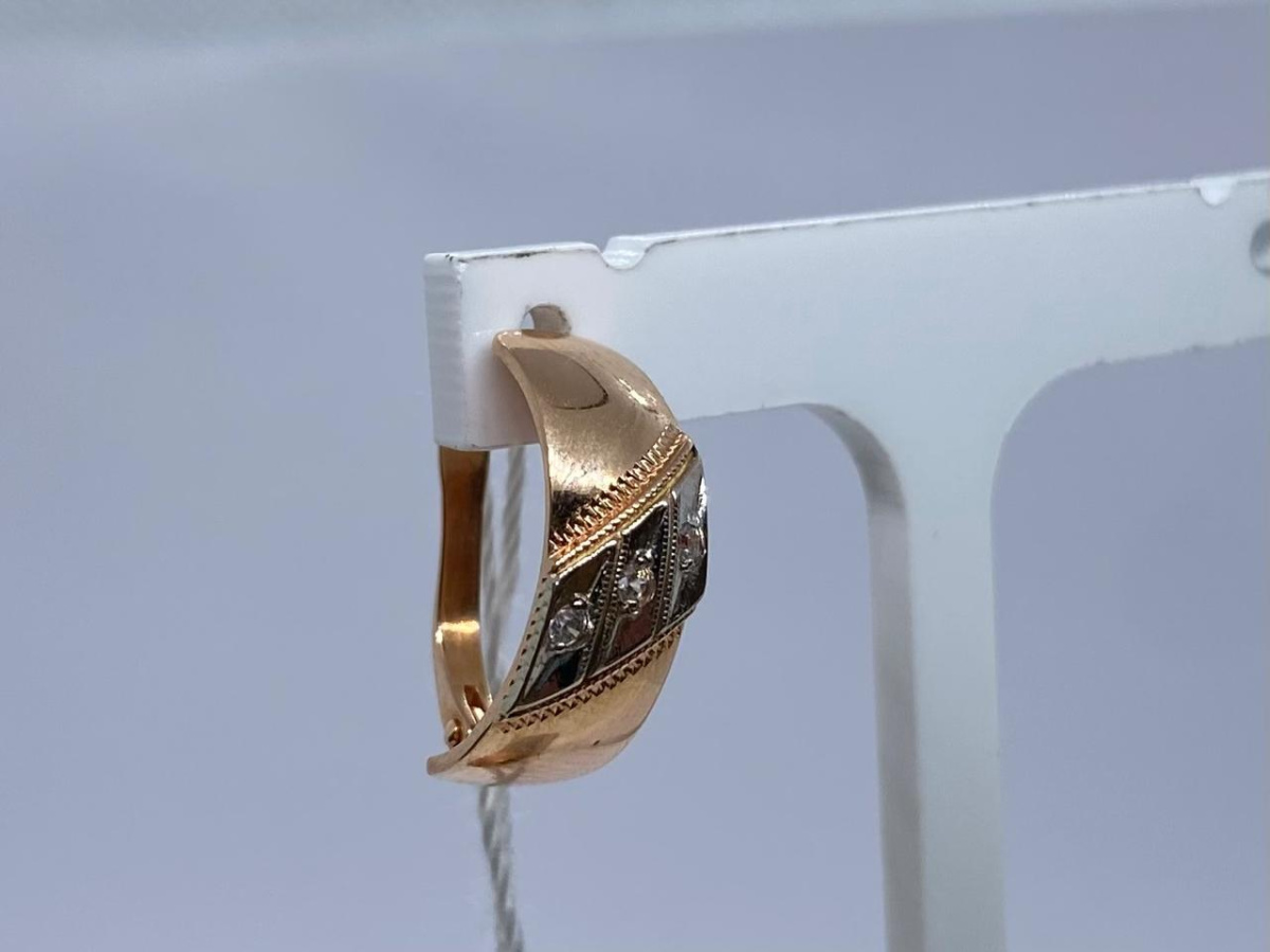 СЕРЬГИ С КАМНЯМИ (Au 585)