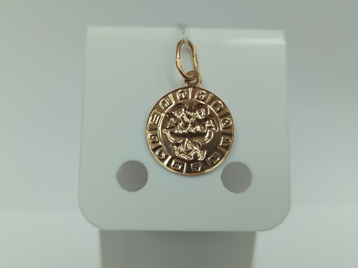 ПОДВЕСКА ЗНАК ЗОДИАКА БЛИЗНЕЦЫ Au 585