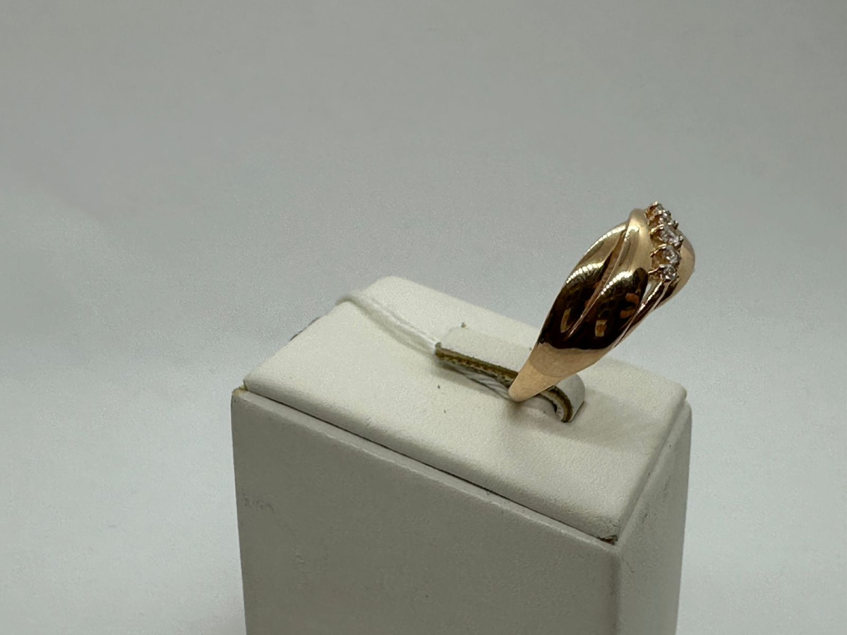 КОЛКМИ585 КОЛЬЦО С КАМНЯМИ (Au 585)
