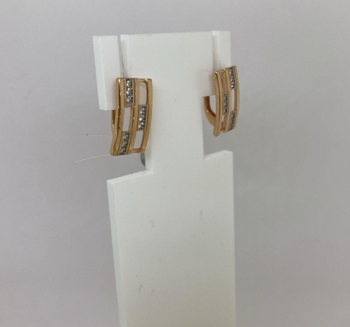 СЕРЬГИ С КАМНЯМИ (Au 585)