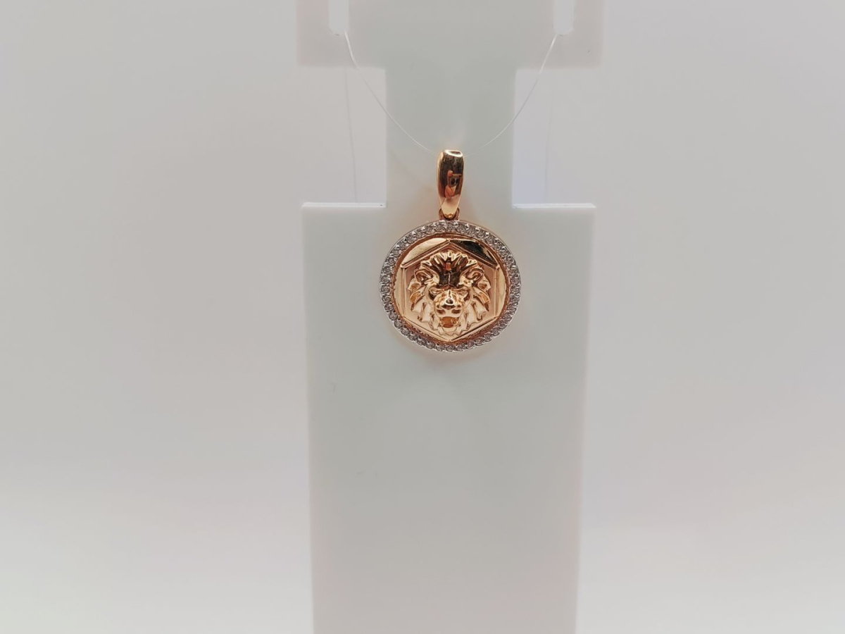 ПОДВЕСКА С КАМНЯМИ (Au 585)