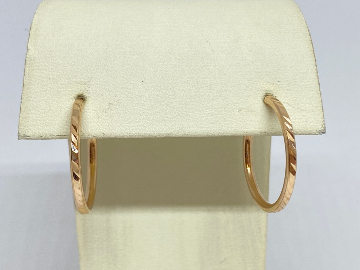 А 021004 СЕРЬГИ КОНГО (Au 585)