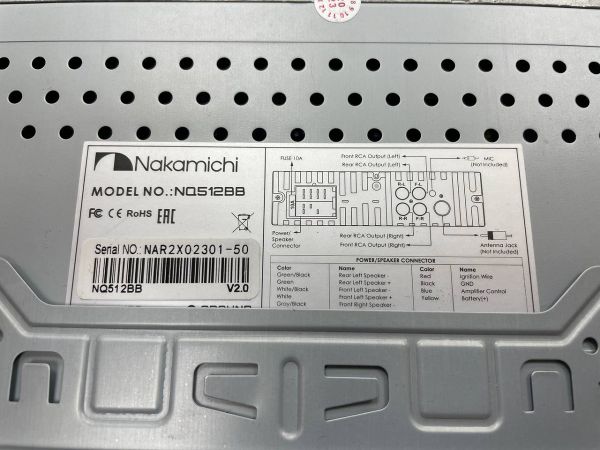 Автомагнитола Nakamichi NAK-NQ512BB