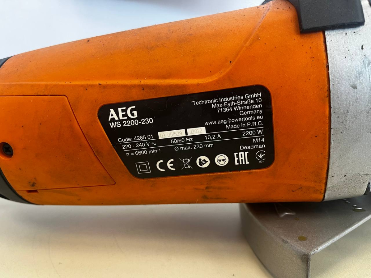Угловая шлифмашина AEG WS2200-230