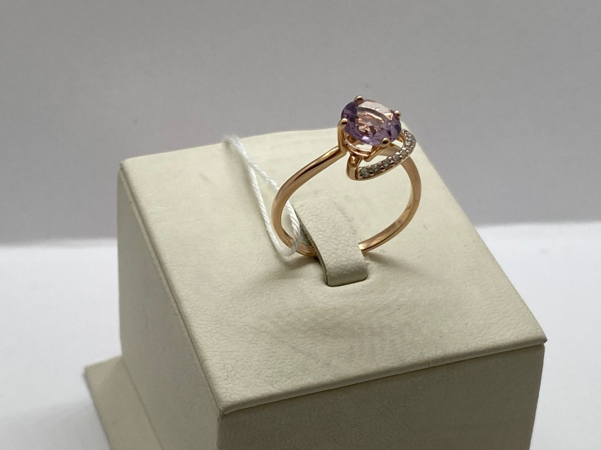 КОЛКМИ585 КОЛЬЦО С КАМНЯМИ (Au 585)