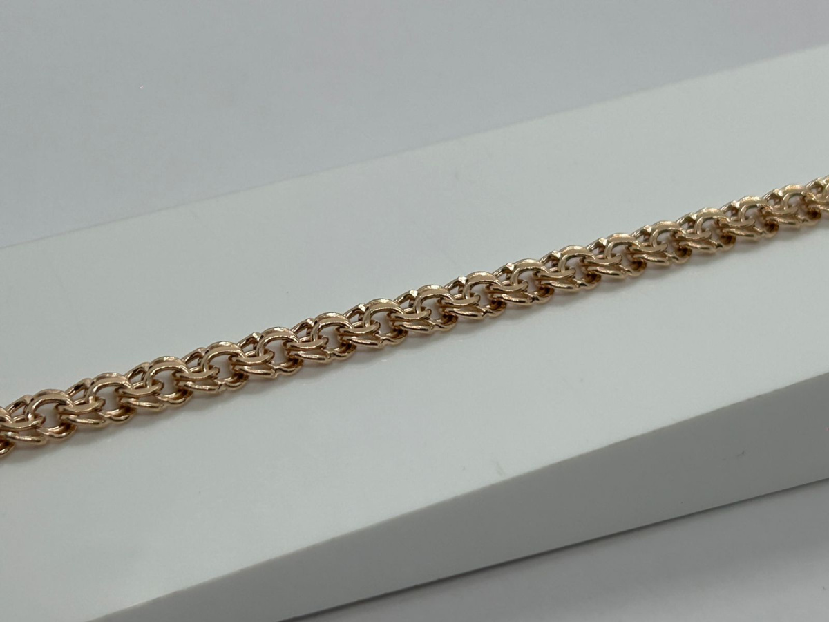 670009023 БРАСЛЕТ ПУСТОТЕЛЫЙ Бисмарк (Au 585)