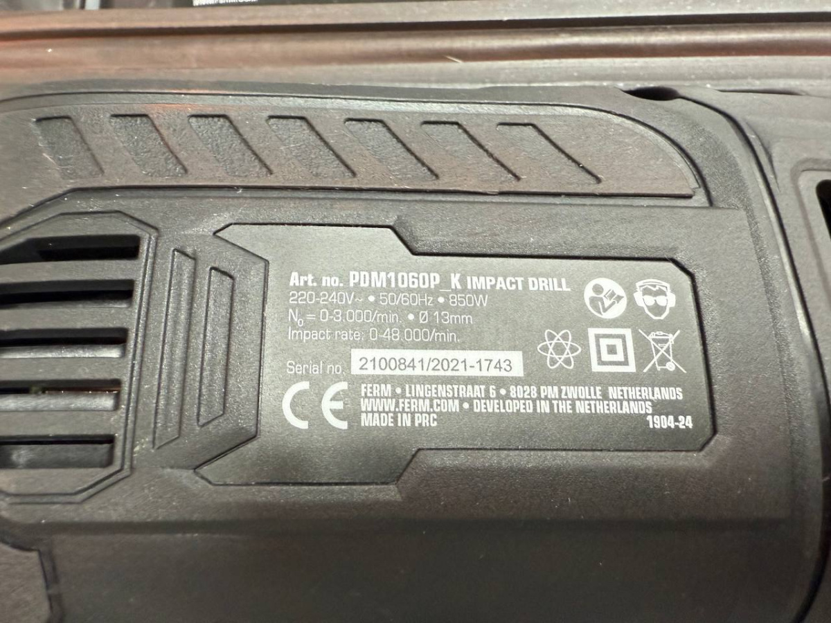 Дрель-безударная Ferm PDM1060