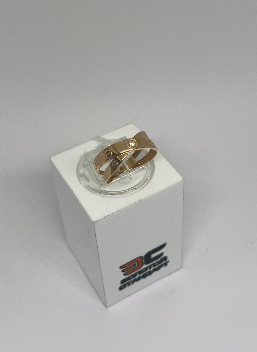 КОЛКМ585 КОЛЬЦО С КАМНЕМ (Au 585)