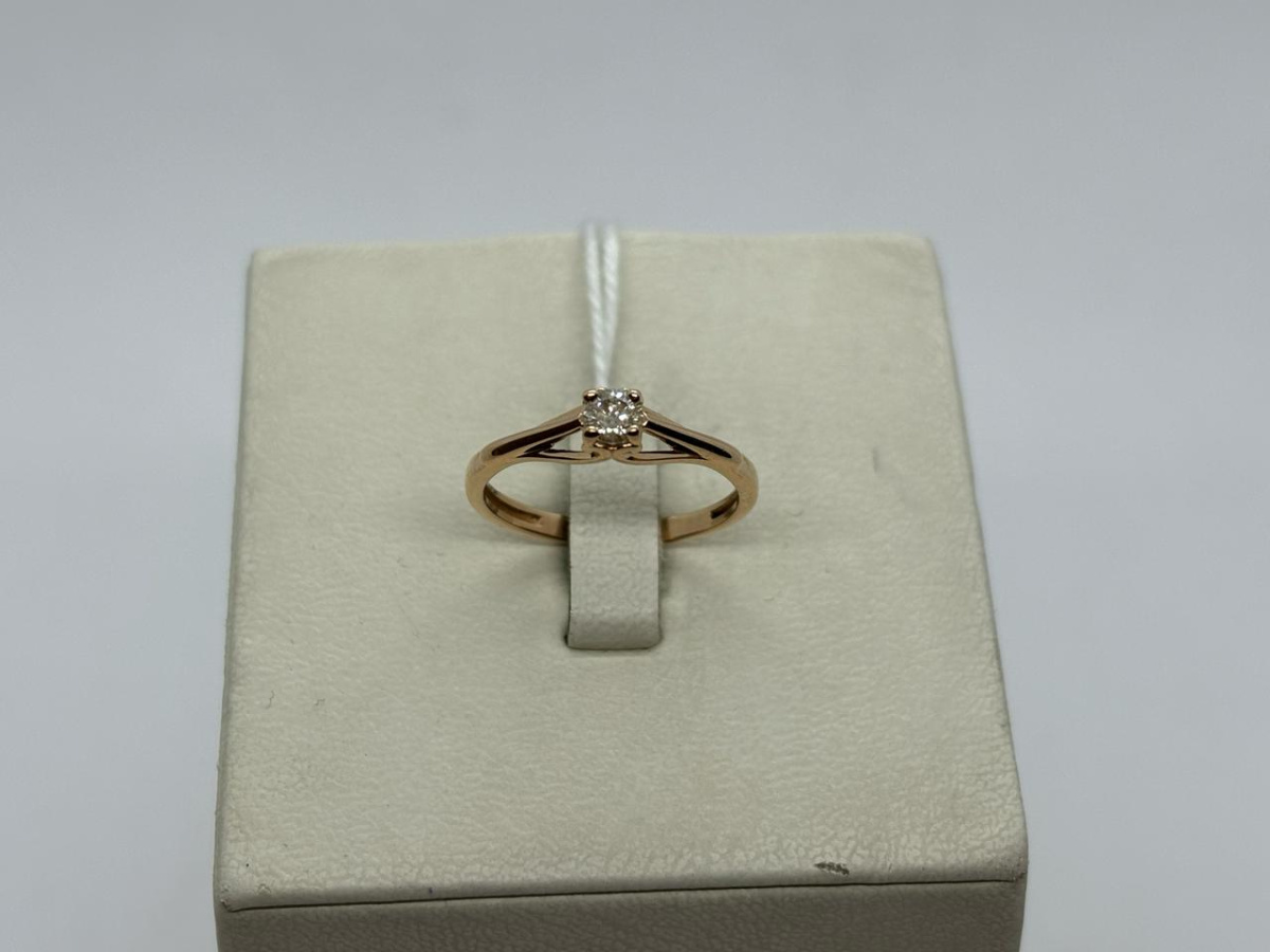 КОЛЬЦО БРИЛЛИАНТ Au 585