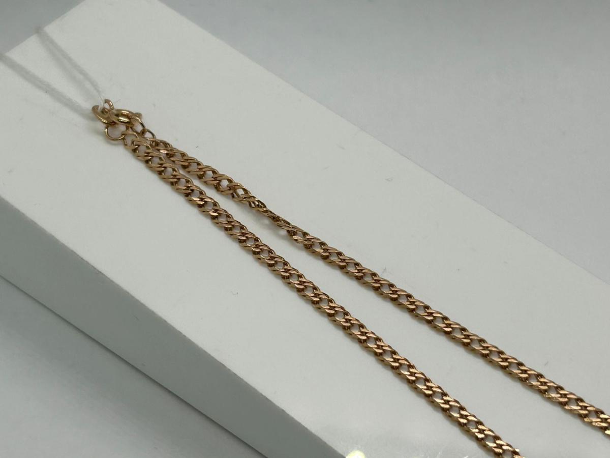 ЦЛР2585 ЦЕПЬ ПОЛНОВЕСНАЯ Ромб двойной (Au 585)