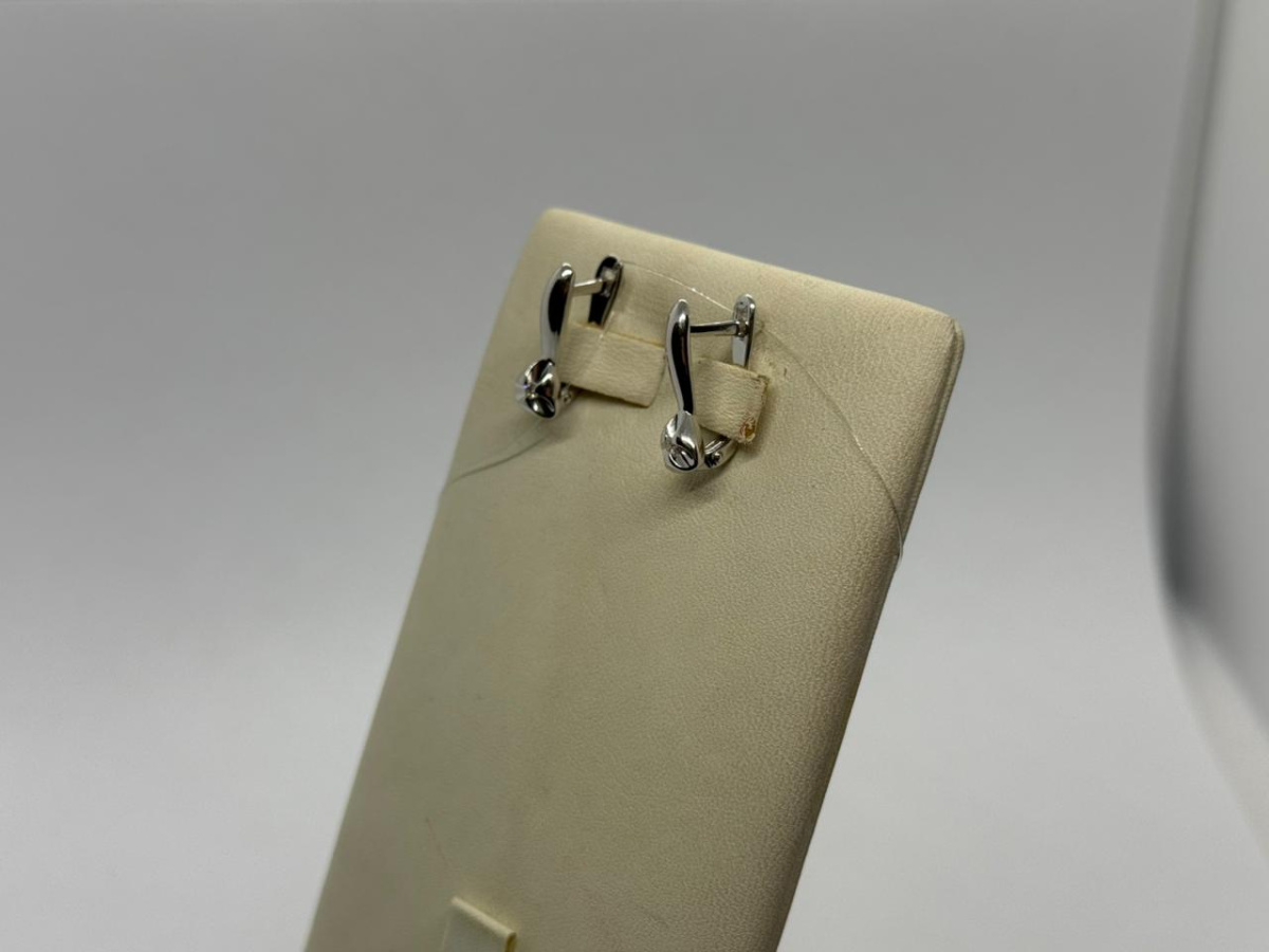 СЕРЬГИ БРИЛЛИАНТ (Ag 925)