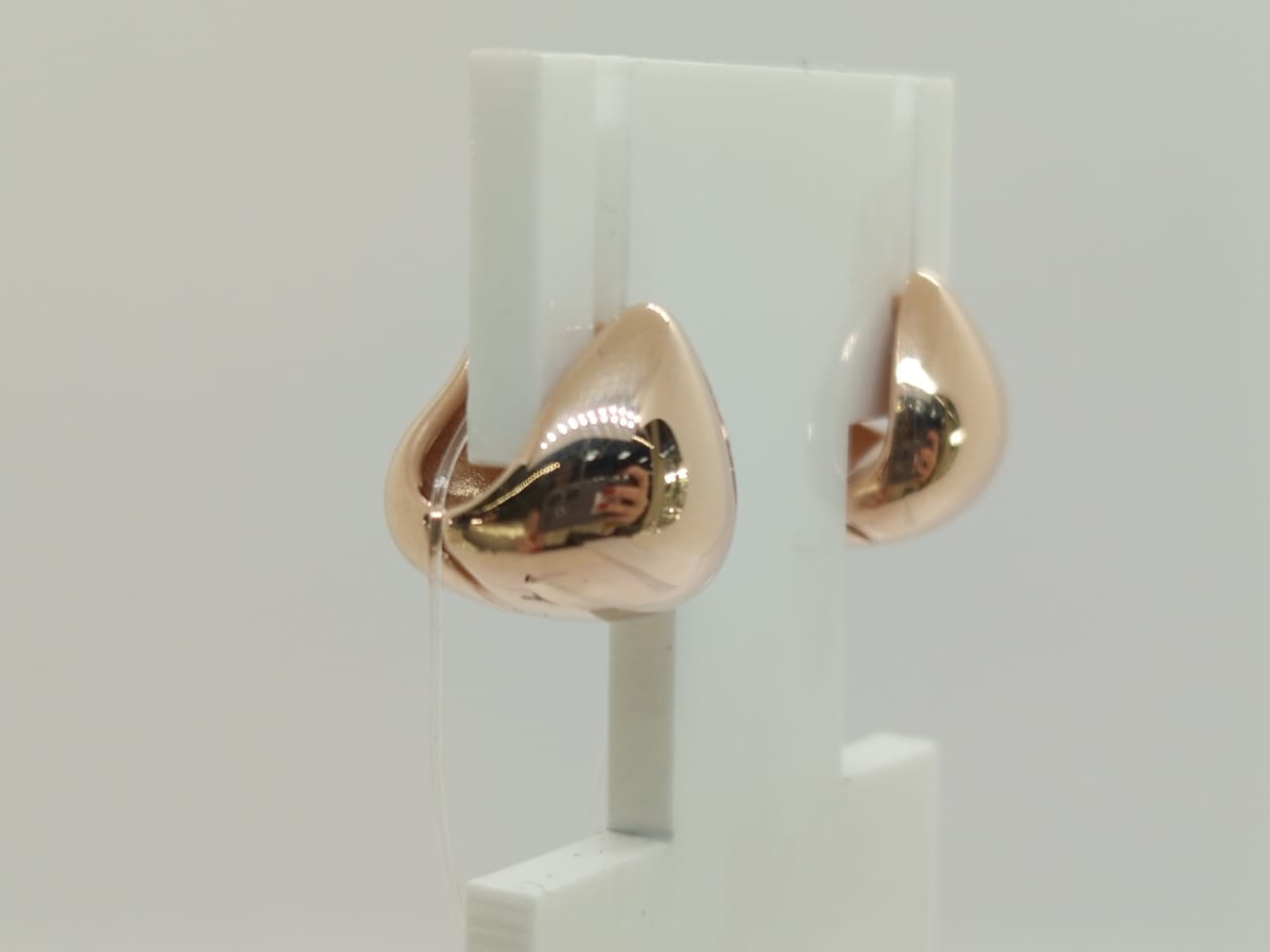 СЕРЬГИ БЕЗ КАМНЯ (Au 585)