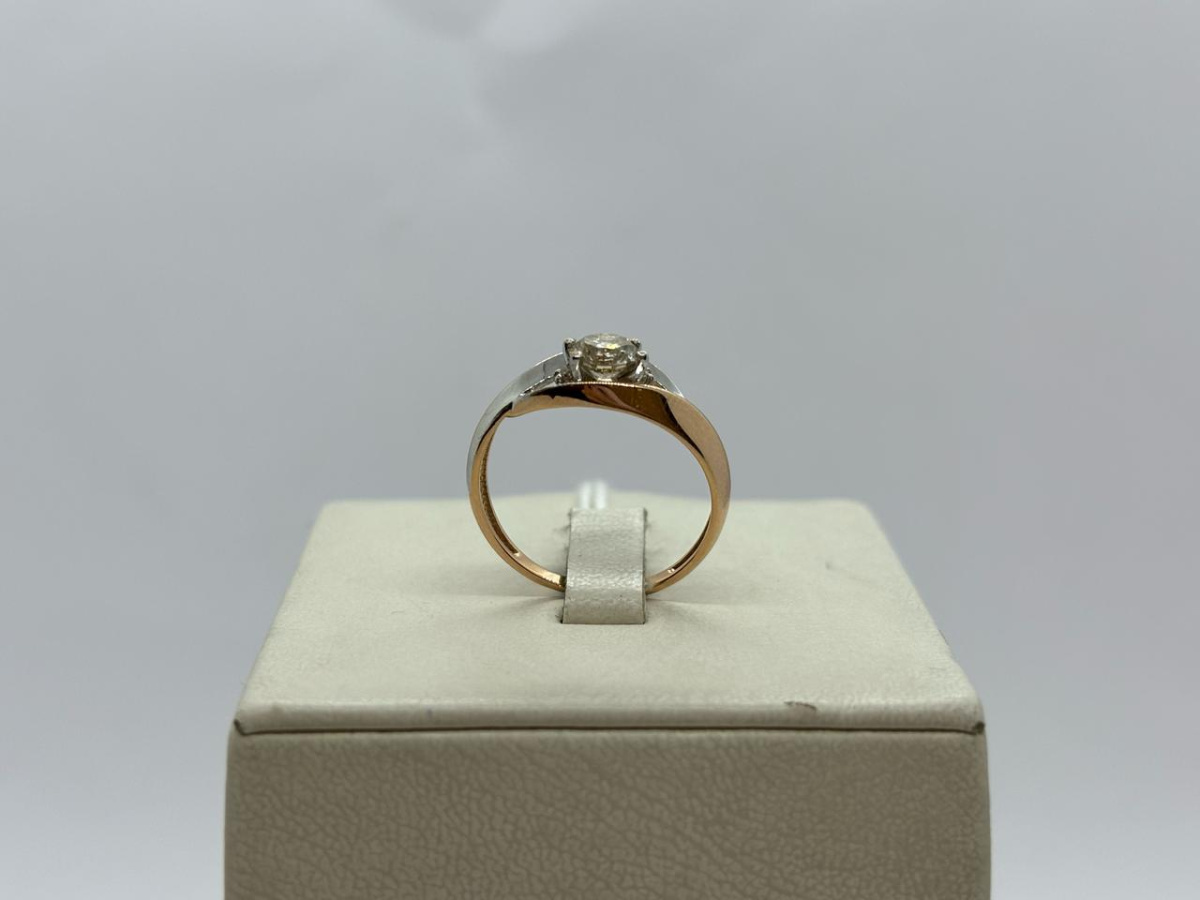 КОЛЬЦО БРИЛЛИАНТ Au 585