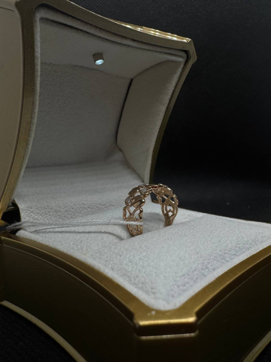 КОЛКМИ585 КОЛЬЦО С КАМНЯМИ (Au 585)