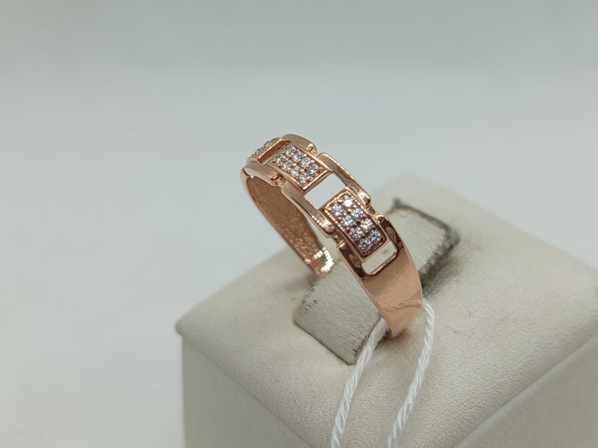 КОЛКМИ585 КОЛЬЦО С КАМНЯМИ (Au 585)