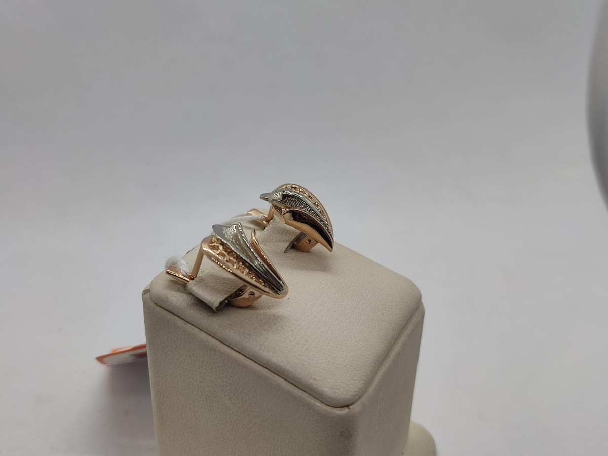 СЕРЬГИ БЕЗ КАМНЯ (Au 585)