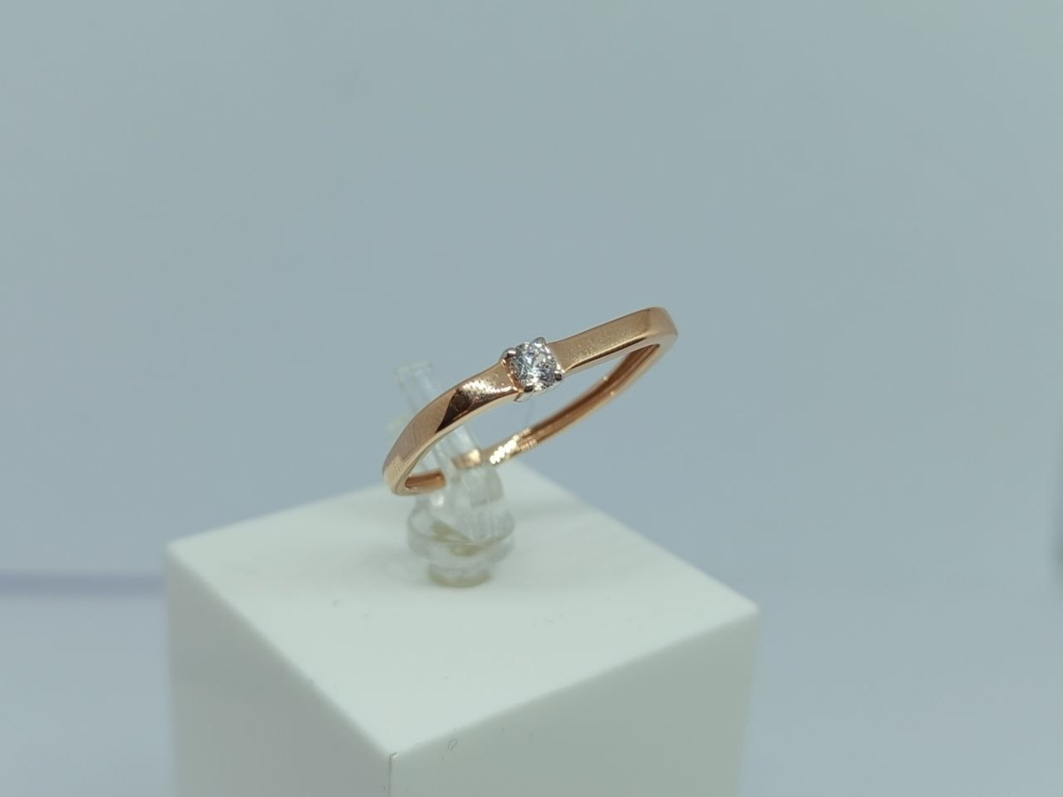 КОЛЬЦО С КАМНЕМ (Au 585)