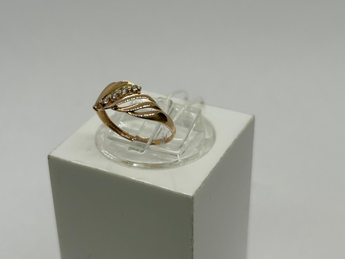 КОЛКМИ585 КОЛЬЦО С КАМНЯМИ (Au 585)
