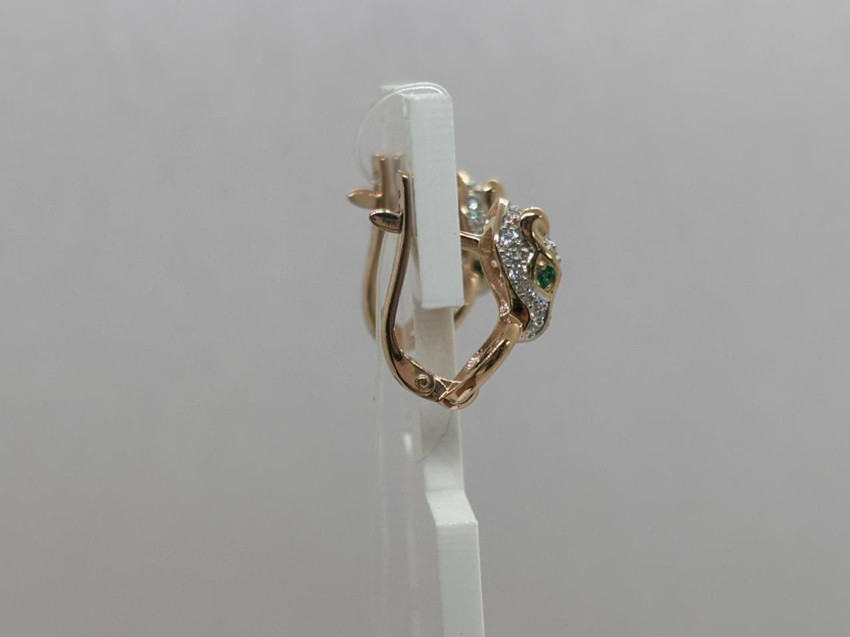 СЕРЬГИ С КАМНЯМИ (Au 585)