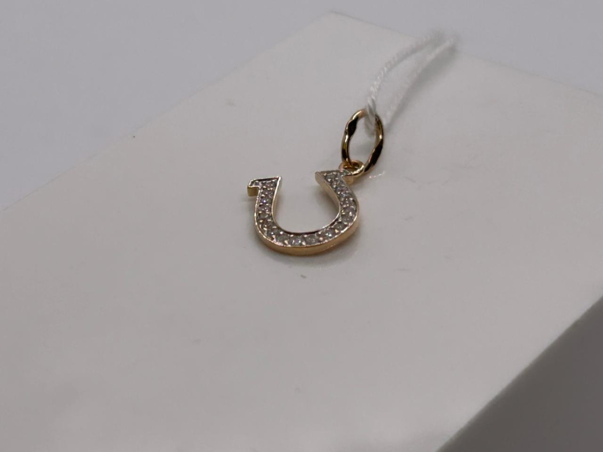 ПОДКМИ585 ПОДВЕСКА С КАМНЯМИ (Au 585)