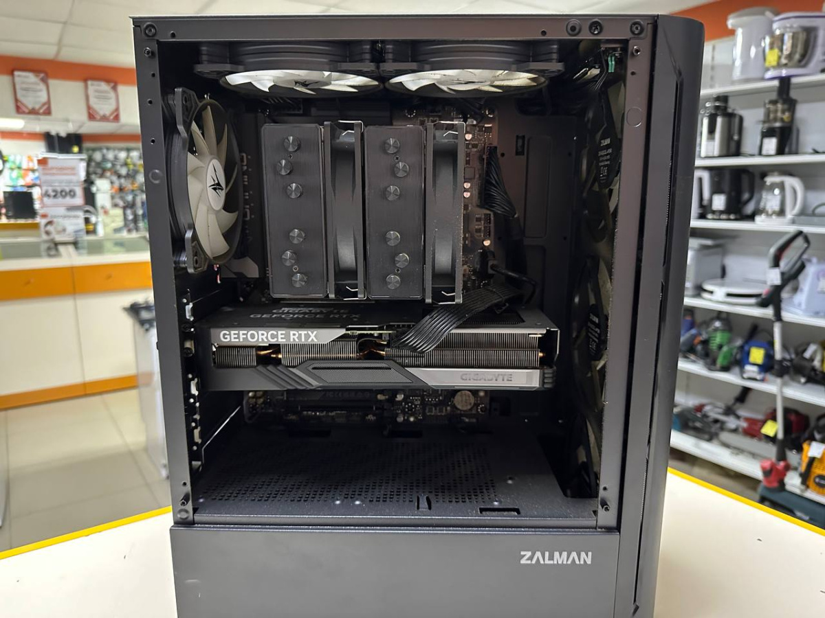 Системный блок ZALMAN; I5-13400F, Geforce RTX 4060Ti, 32 Гб, 1 Tb, Нет