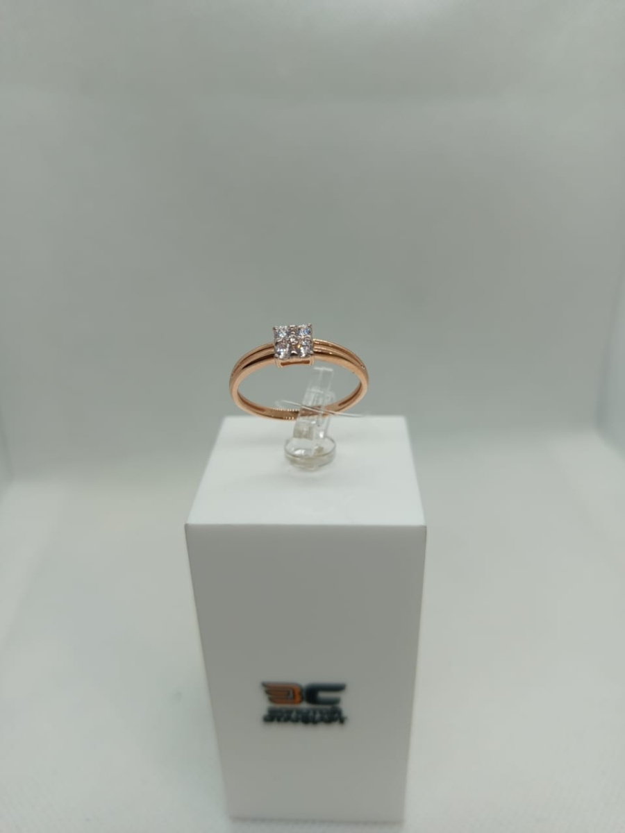 КОЛЬЦО С КАМНЯМИ (Au 585)