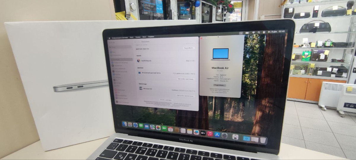 Ноутбук Apple MacBook Air (Retina 13 дюймов  M1,A2337) 2020