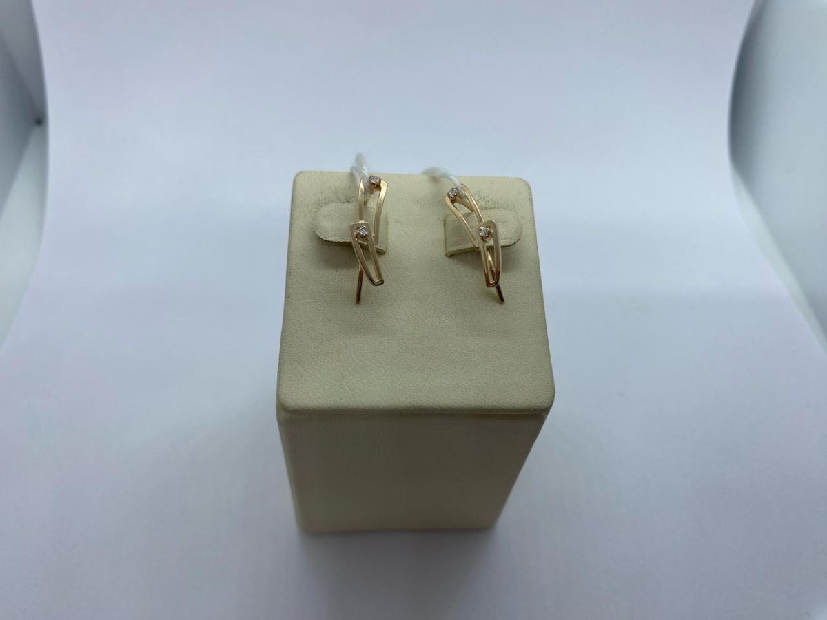 С СЕРЬГИ КАФФЫ (Au 585)